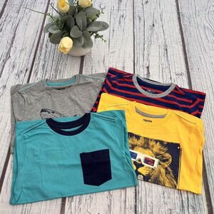 Spotted Zebra Youth Boys 4 PACK T-Shirt MIXED COLORS Size XS(4-5) NEW
